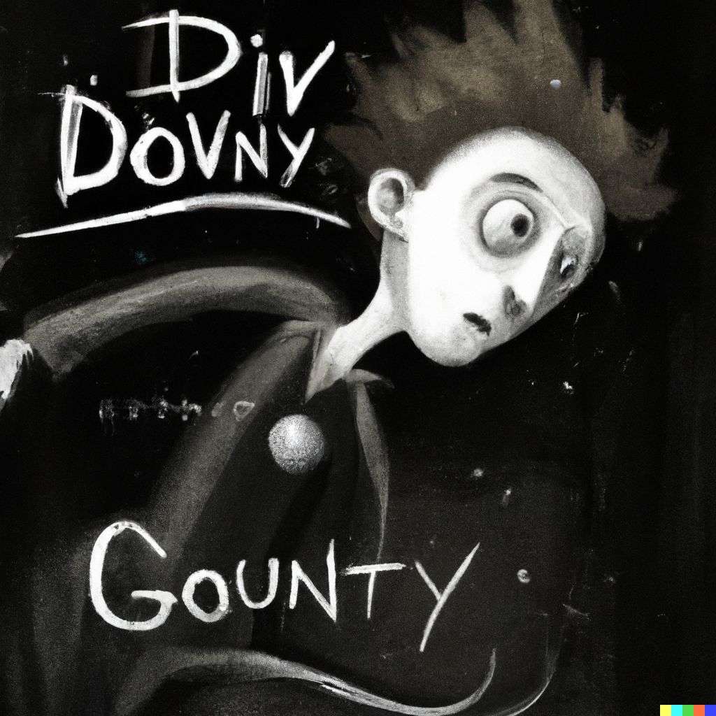 the discovery of gravity, by Tim Burton